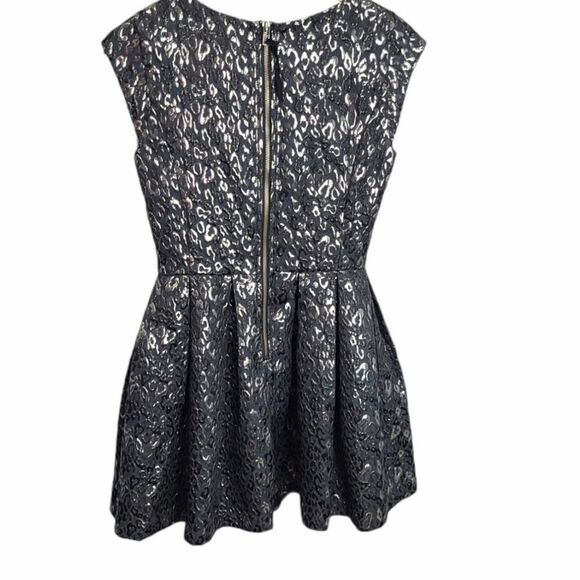 Armani Exchange Dress Size 2 Cheetah Print Black‎ Mini Sleeveless - Picture 2 of 9